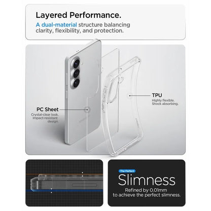 Spigen Ultra Hybrid – dėklas, skirtas Samsung Galaxy S26+ (skaidrus)