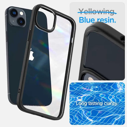 "Spigen Ultra Hybrid" - "iPhone 15 Plus" / "iPhone 14 Plus" dėklas (juodas)