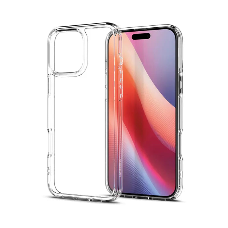 Spigen Ultra Hybrid – „iPhone 16 Pro Max“ dėklas (skaidrus)