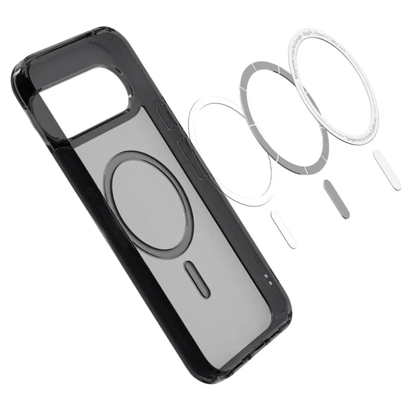 Spigen Ultra Hybrid Mag MagSafe - Apsauginis dėklas Google Pixel 10 Pro XL (Matiniu juoda)