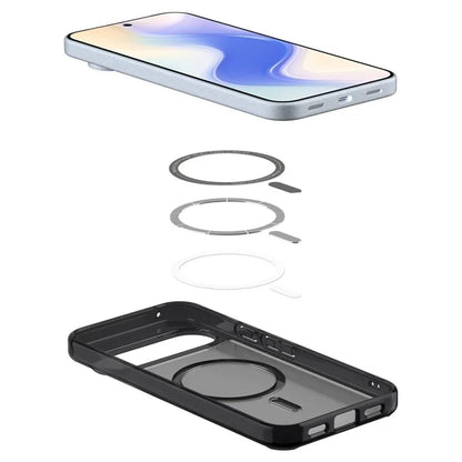 Spigen Ultra Hybrid Mag MagSafe - Apsauginis dėklas Google Pixel 10 Pro XL (Matiniu juoda)