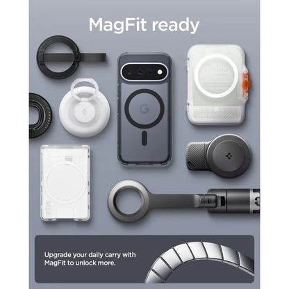 Spigen Ultra Hybrid Mag MagSafe – dėklas Google Pixel 11 (Frost Black)