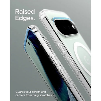 Spigen Ultra Hybrid Mag MagSafe – dėklas Google Pixel 11 Pro (skaidrus / baltas)
