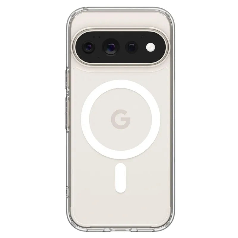 Spigen Ultra Hybrid Mag MagSafe – dėklas Google Pixel 11 Pro (skaidrus / baltas)