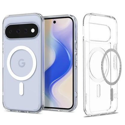 Spigen Ultra Hybrid Mag MagSafe – dėklas Google Pixel 11 (skaidrus/baltas)