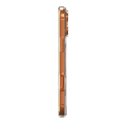 Spigen Ultra Hybrid Mag MagSafe dėklas iPhone 17 Pro Max (Skaidrus/Oranžinis)
