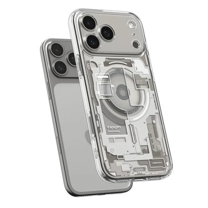 Spigen Ultra Hybrid Mag MagSafe - Dėklas iPhone 17 Pro (Zero One Natūralus titanas)