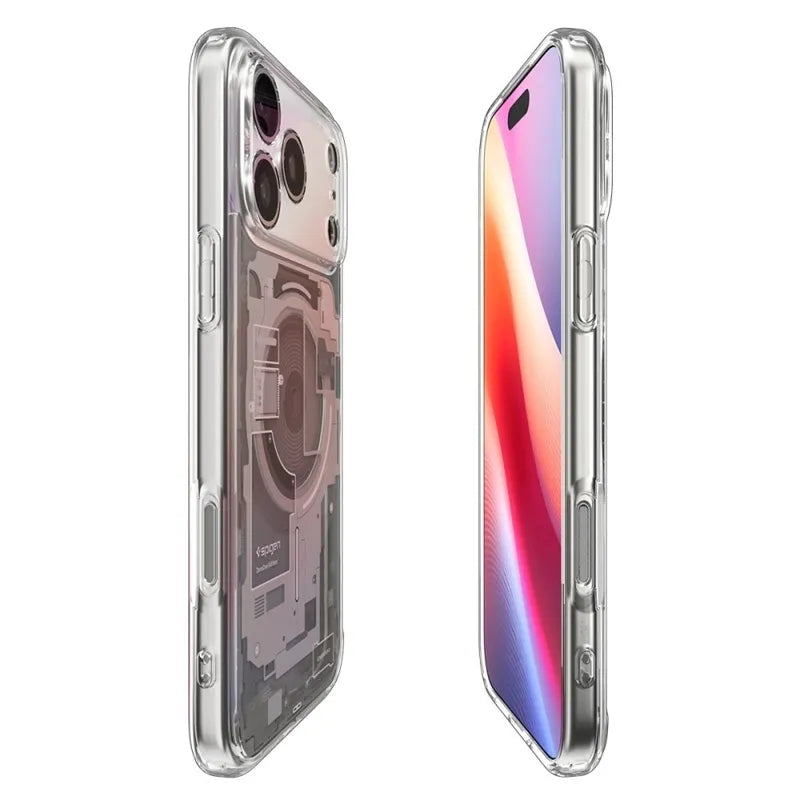 Spigen Ultra Hybrid Mag MagSafe - Dėklas iPhone 17 Pro (Zero One Natūralus titanas)