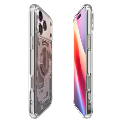 Spigen Ultra Hybrid Mag MagSafe - Dėklas iPhone 17 Pro (Zero One Natūralus titanas)