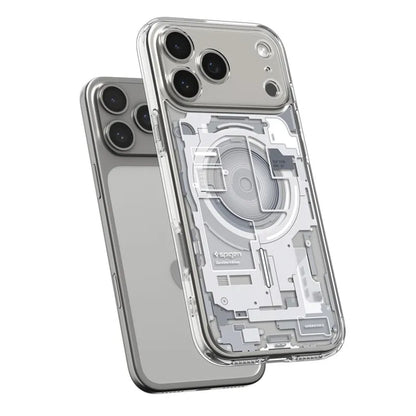 Spigen Ultra Hybrid Mag MagSafe - Dėklas iPhone 17 Pro (Zero One White)