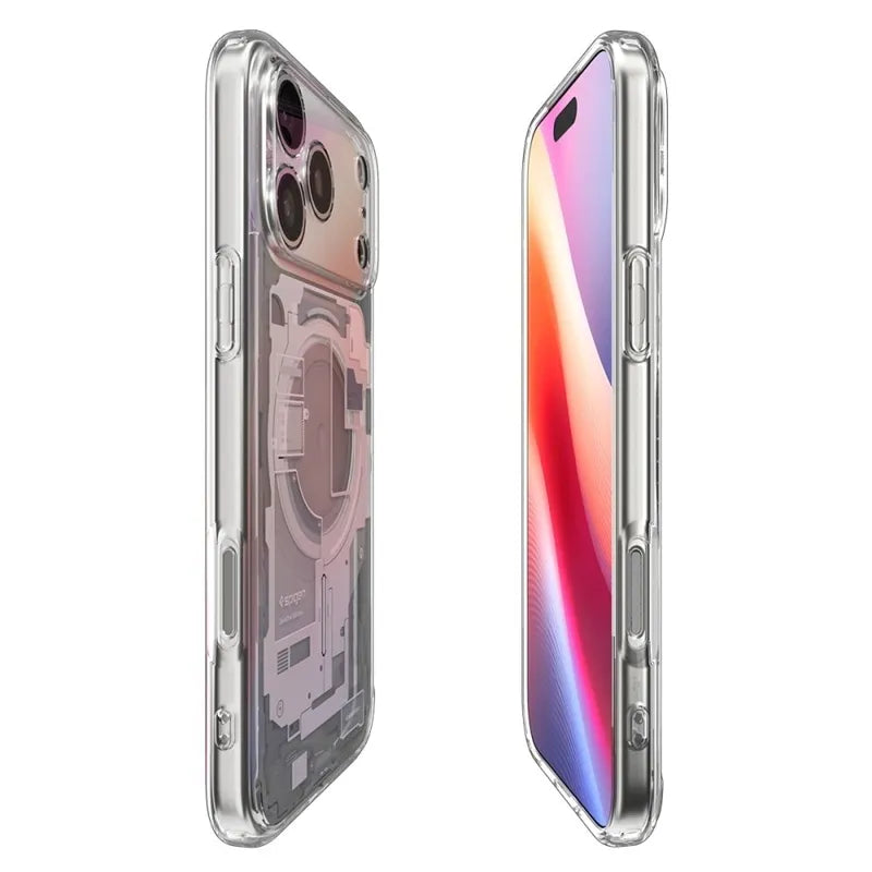 Spigen Ultra Hybrid Mag MagSafe - Dėklas iPhone 17 Pro (Zero One White)