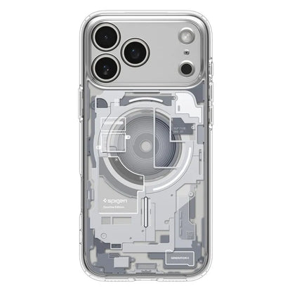 Spigen Ultra Hybrid Mag MagSafe - Dėklas iPhone 17 Pro (Zero One White)