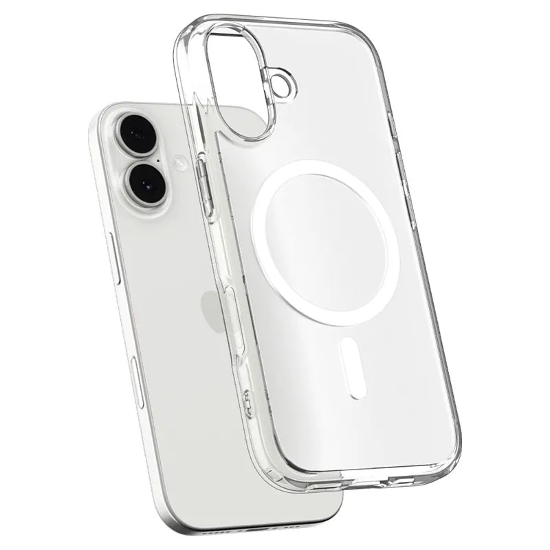 Spigen Ultra Hybrid Mag MagSafe dėklas iPhone 17 (Šalčio baltumo)