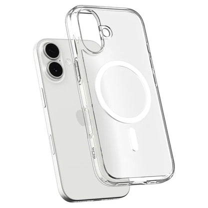 Spigen Ultra Hybrid Mag MagSafe dėklas iPhone 17 (Šalčio baltumo)