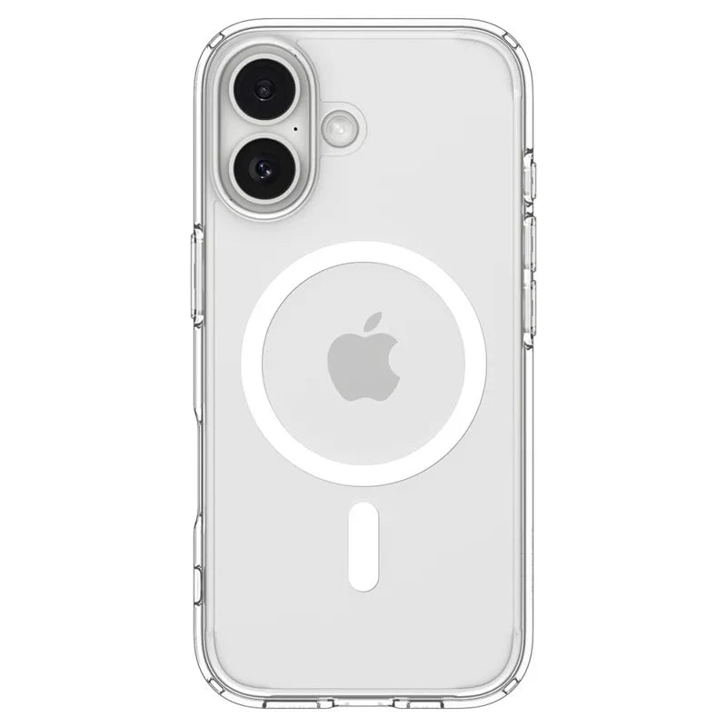 Spigen Ultra Hybrid Mag MagSafe dėklas iPhone 17 (Skaidrus/Baltas)