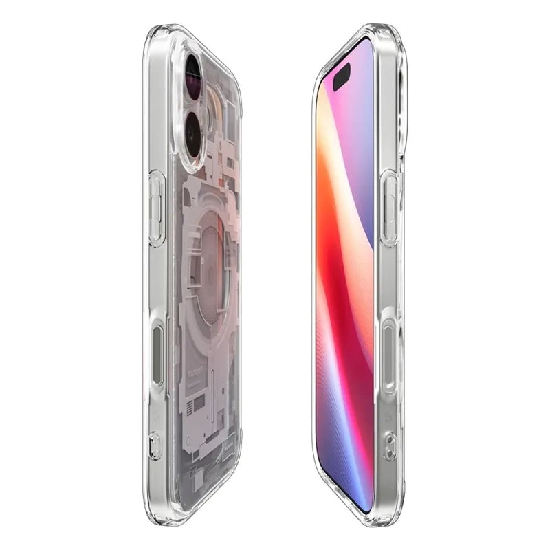 Spigen Ultra Hybrid Mag MagSafe - Dėklas iPhone 17 (Zero One Baltas)