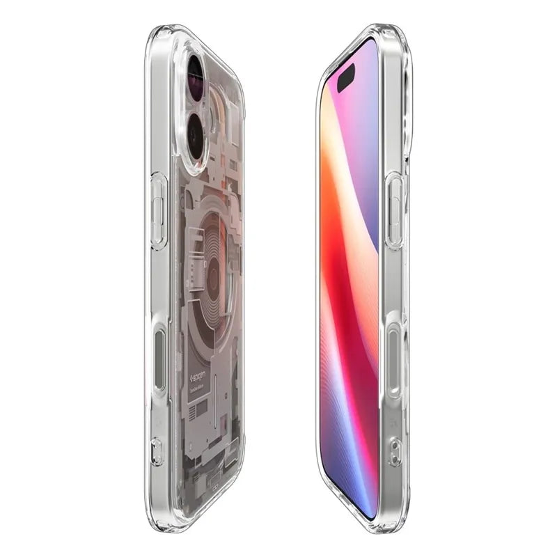 Spigen Ultra Hybrid Mag MagSafe dėklas iPhone 17 (Zero One Natūralus titanas)