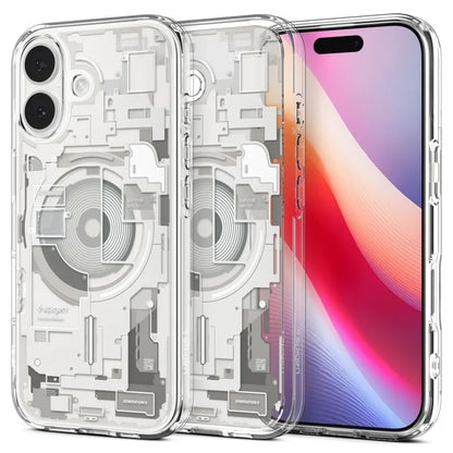Spigen Ultra Hybrid Mag MagSafe dėklas iPhone 17 (Zero One Natūralus titanas)
