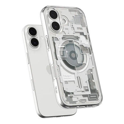 Spigen Ultra Hybrid Mag MagSafe dėklas iPhone 17 (Zero One Natūralus titanas)