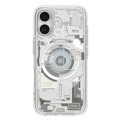 Spigen Ultra Hybrid Mag MagSafe dėklas iPhone 17 (Zero One Natūralus titanas)