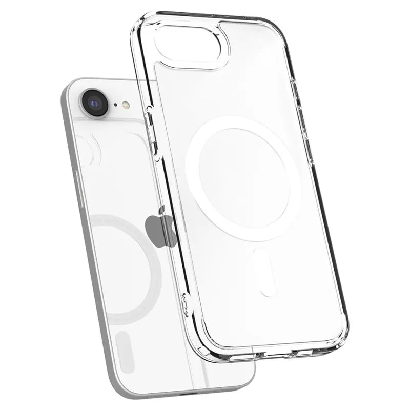 Spigen Ultra Hybrid Mag MagSafe dėklas iPhone 17e / 16e (Frost White)
