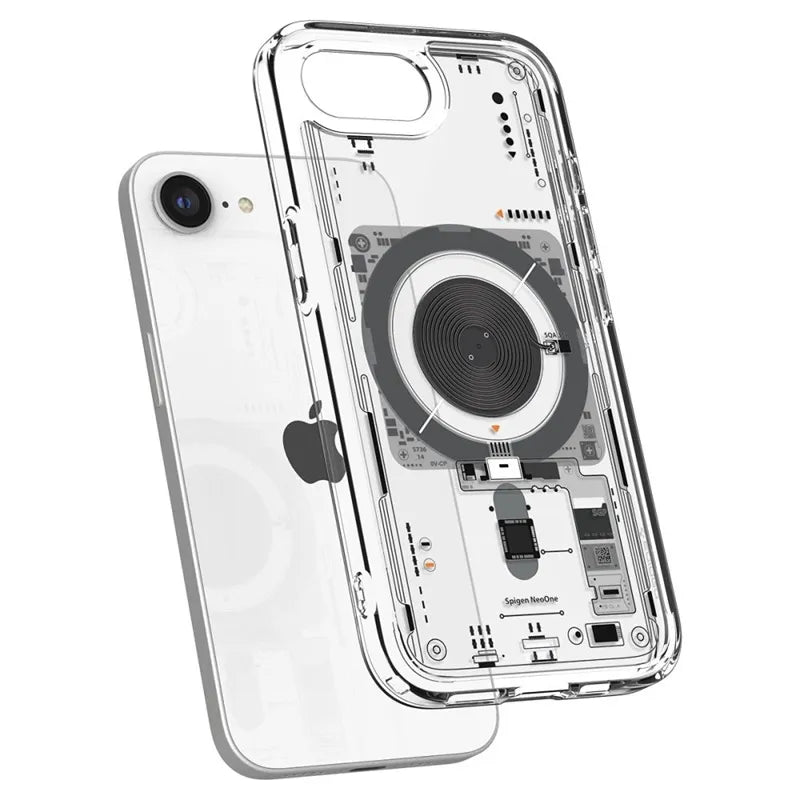 Spigen Ultra Hybrid Mag MagSafe - Dėklas iPhone 17e / 16e (Zero One)