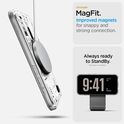 Spigen Ultra Hybrid Mag MagSafe - Dėklas iPhone 17e / 16e (Zero One)