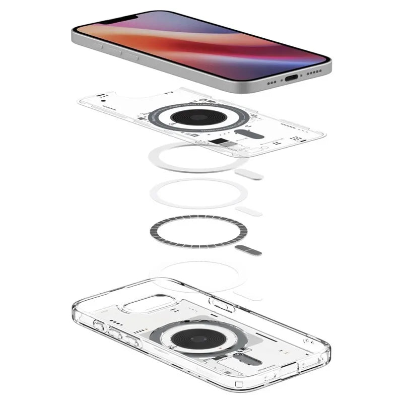 Spigen Ultra Hybrid Mag MagSafe - Dėklas iPhone 17e / 16e (Zero One)