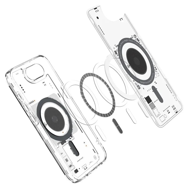 Spigen Ultra Hybrid Mag MagSafe - Dėklas iPhone 17e / 16e (Zero One)