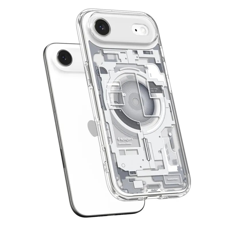Spigen Ultra Hybrid Mag MagSafe dėklas iPhone Air (Zero One White)