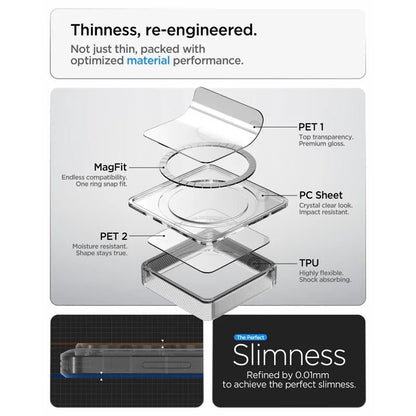 Spigen Ultra Hybrid Mag MagSafe – dėklas „Samsung Galaxy S26 Ultra“ (šviesiai mėlynas)