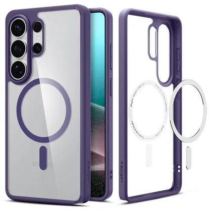 Spigen Ultra Hybrid Mag MagSafe – dėklas „Samsung Galaxy S26 Ultra“ (tamsiai violetinė)