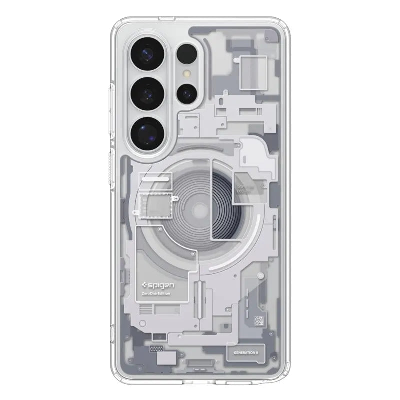 Spigen Ultra Hybrid Mag MagSafe - Dėklas Samsung Galaxy S26 Ultra (Zero One White)
