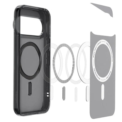 Spigen Ultra Hybrid Mag MagSafe – dėklas, skirtas Google Pixel 11 Pro (Frost Black)