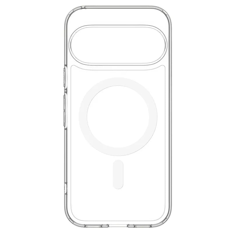 Spigen Ultra Hybrid Mag MagSafe – dėklas, skirtas Google Pixel 11 Pro XL (skaidrus / baltas)