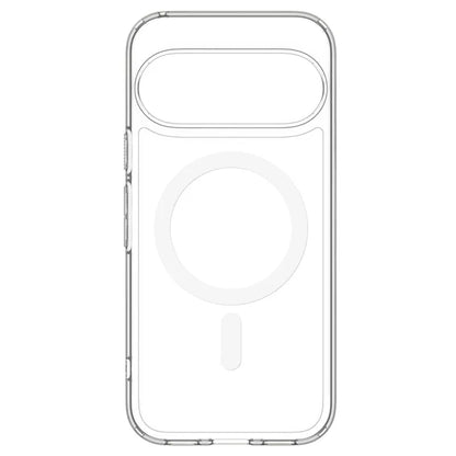 Spigen Ultra Hybrid Mag MagSafe – dėklas, skirtas Google Pixel 11 Pro XL (skaidrus / baltas)