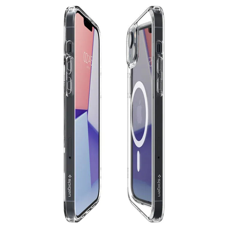 Spigen Ultra Hybrid Mag MagSafe – dėklas skirtas iPhone 14 (Baltas)
