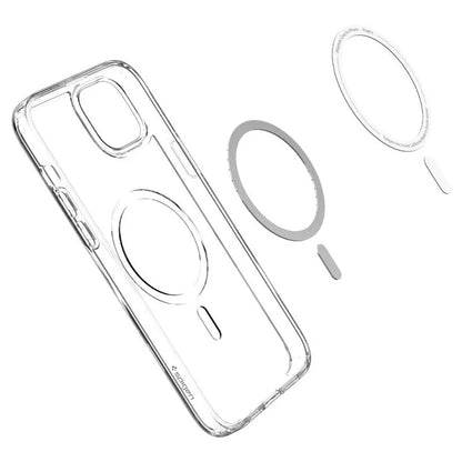 Spigen Ultra Hybrid Mag MagSafe – dėklas skirtas iPhone 14 (Baltas)