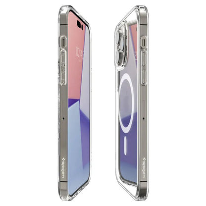 Spigen Ultra Hybrid Mag MagSafe – dėklas, skirtas iPhone 14 Pro (Baltas)