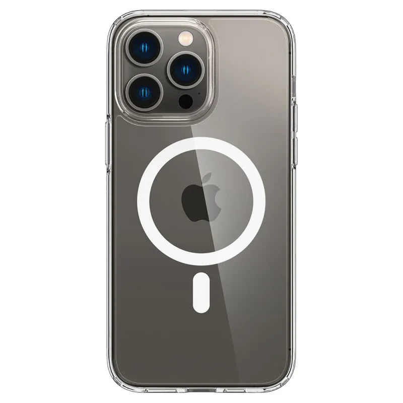 Spigen Ultra Hybrid Mag MagSafe – dėklas, skirtas iPhone 14 Pro (Baltas)
