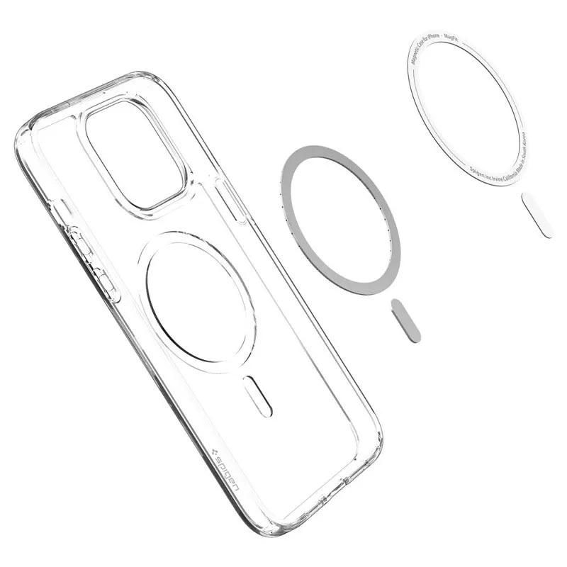 Spigen Ultra Hybrid Mag MagSafe – dėklas, skirtas iPhone 14 Pro (Baltas)
