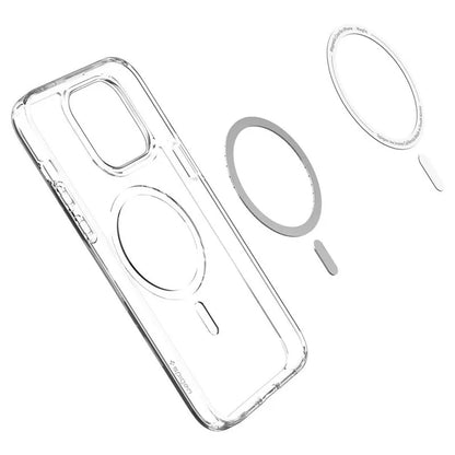 Spigen Ultra Hybrid Mag MagSafe – dėklas, skirtas iPhone 14 Pro (Baltas)