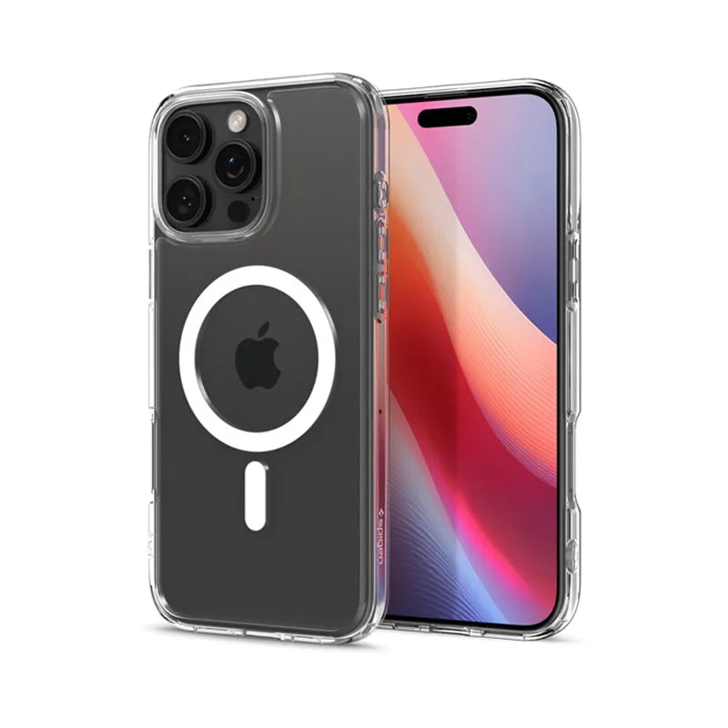 Spigen Ultra Hybrid Mag MagSafe – dėklas skirtas iPhone 16 Pro (baltas)