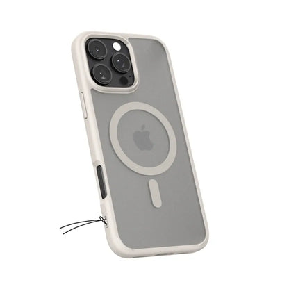 Spigen Ultra Hybrid Mag MagSafe – dėklas, skirtas „iPhone 16 Pro Max“ (Frost Natural Titanium)