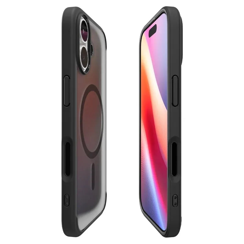Spigen Ultra Hybrid Mag MagSafe - Dėklas, skirtas iPhone 17 (Juodas matinis)
