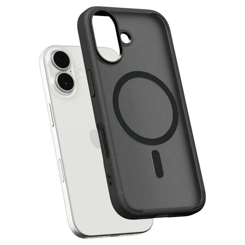 Spigen Ultra Hybrid Mag MagSafe - Dėklas, skirtas iPhone 17 (Juodas matinis)