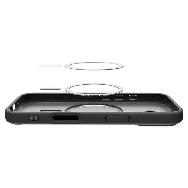 Spigen Ultra Hybrid Mag MagSafe - Dėklas, skirtas iPhone 17 (Juodas matinis)