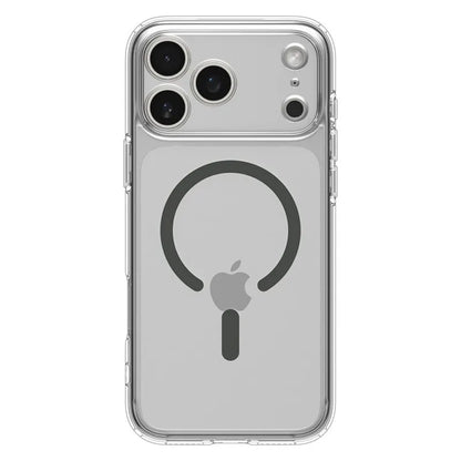 Spigen Ultra Hybrid Mag MagSafe dėklas, skirtas iPhone 17 Pro Max (Skaidrus/Grafitinis)