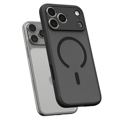 Spigen Ultra Hybrid Mag MagSafe - Dėklas skirtas iPhone 17 Pro (Šerkšno juodas)