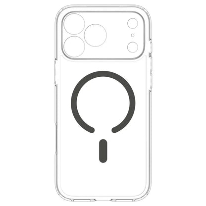 Spigen Ultra Hybrid Mag MagSafe – dėklas, skirtas iPhone 18 Pro / 17 Pro (skaidrus / grafito spalvos)